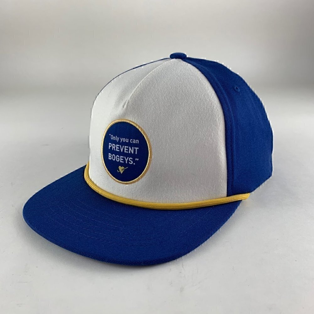 Puma Golf Mens Blue Only You Can Prevent Bogeys Snapback Hat New